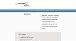 Desktop Screenshot of luminasystems.net